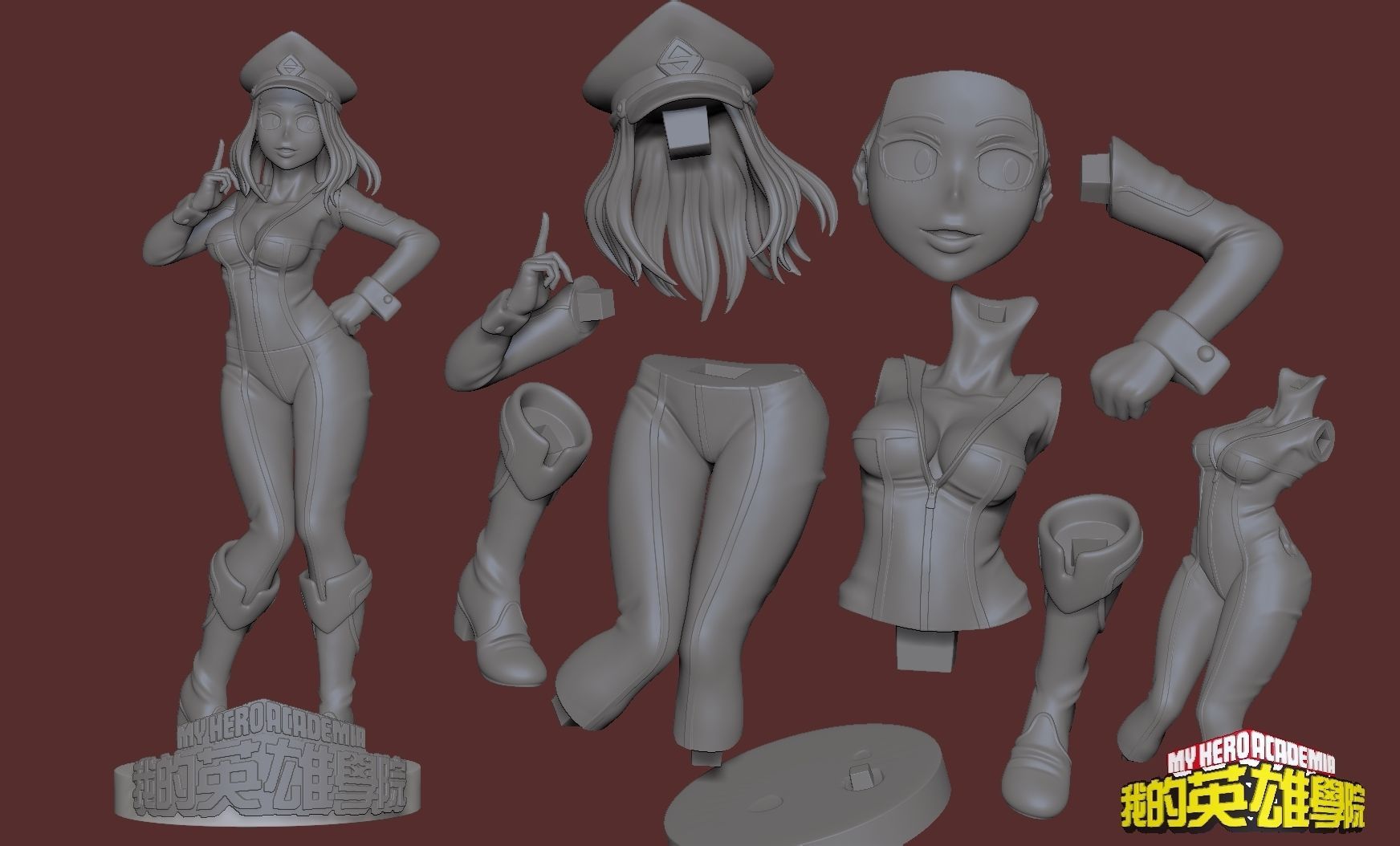Camie Utsushimi MHA My Hero Academia 3D print model_2
