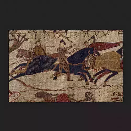 Bayeux Tapestry Low-poly 3D model