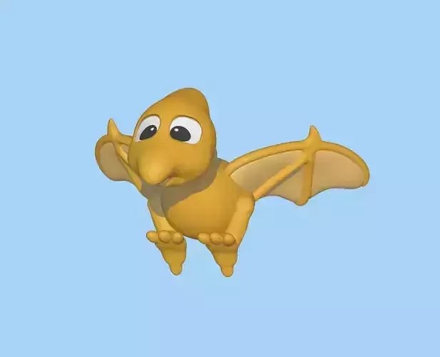 Cute Pterodactyl  3D print model