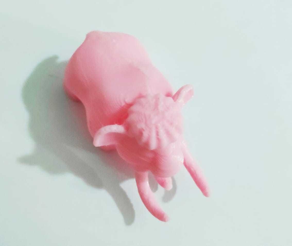 A cute Mammoth to decorate and play 3D print model_6