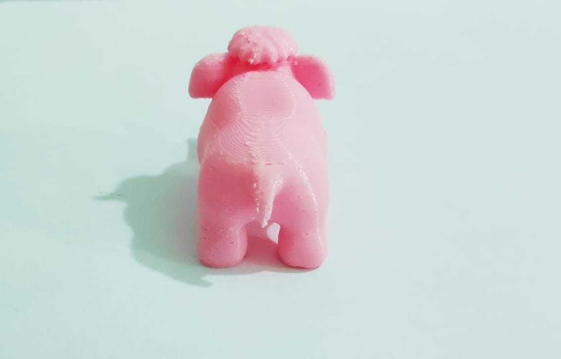 A cute Mammoth to decorate and play 3D print model_11