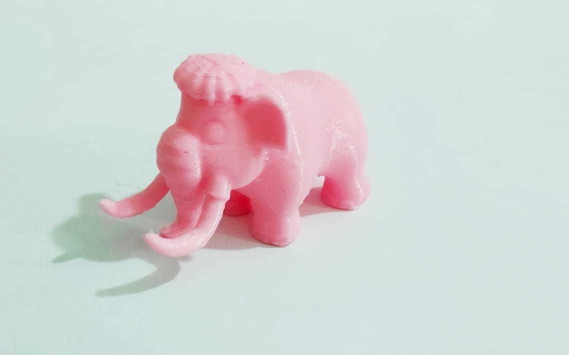 A cute Mammoth to decorate and play 3D print model_7