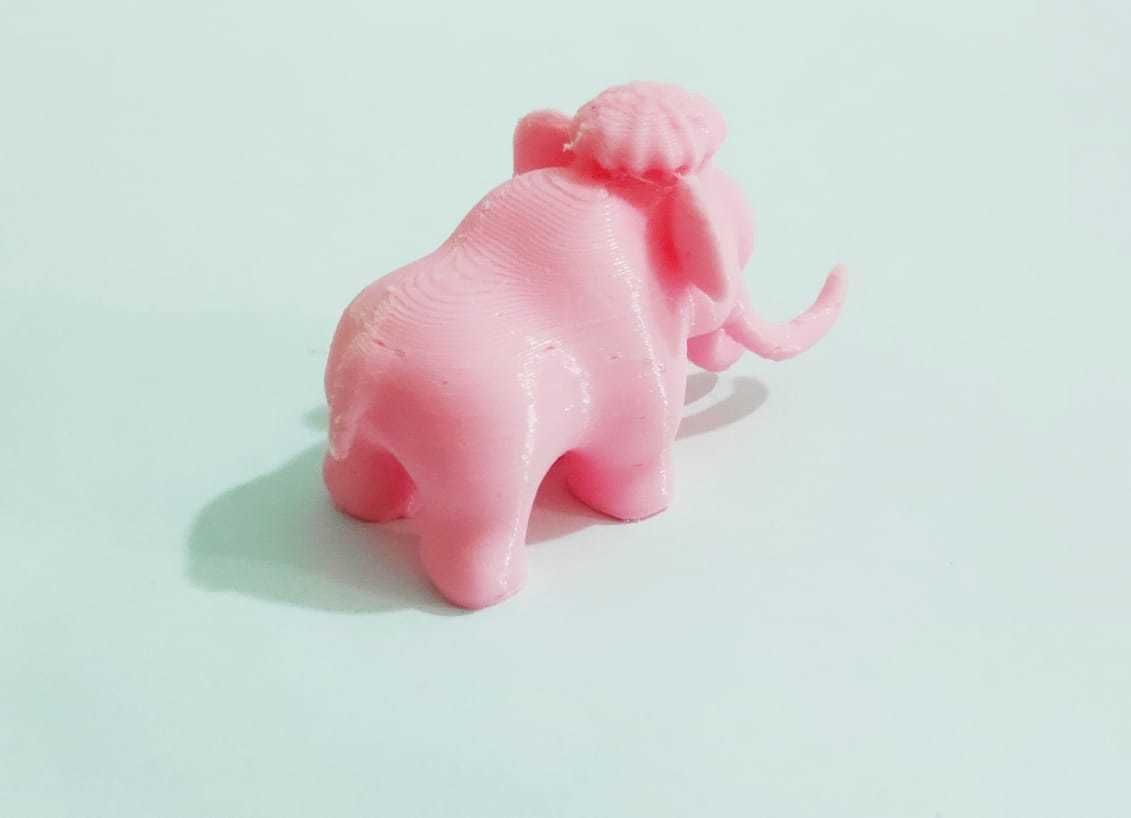 A cute Mammoth to decorate and play 3D print model_10