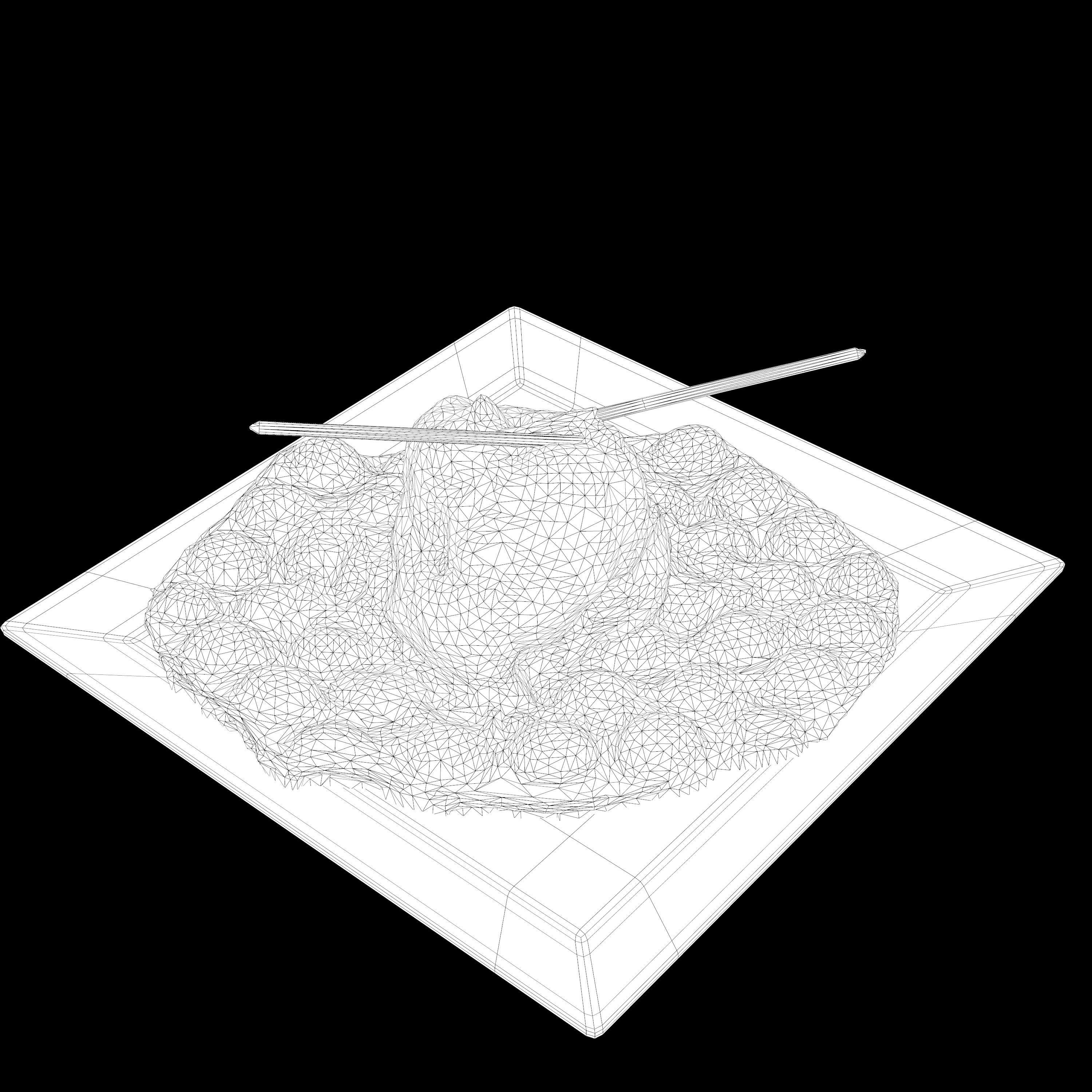 Perfect Matcha Low-poly 3D model_11