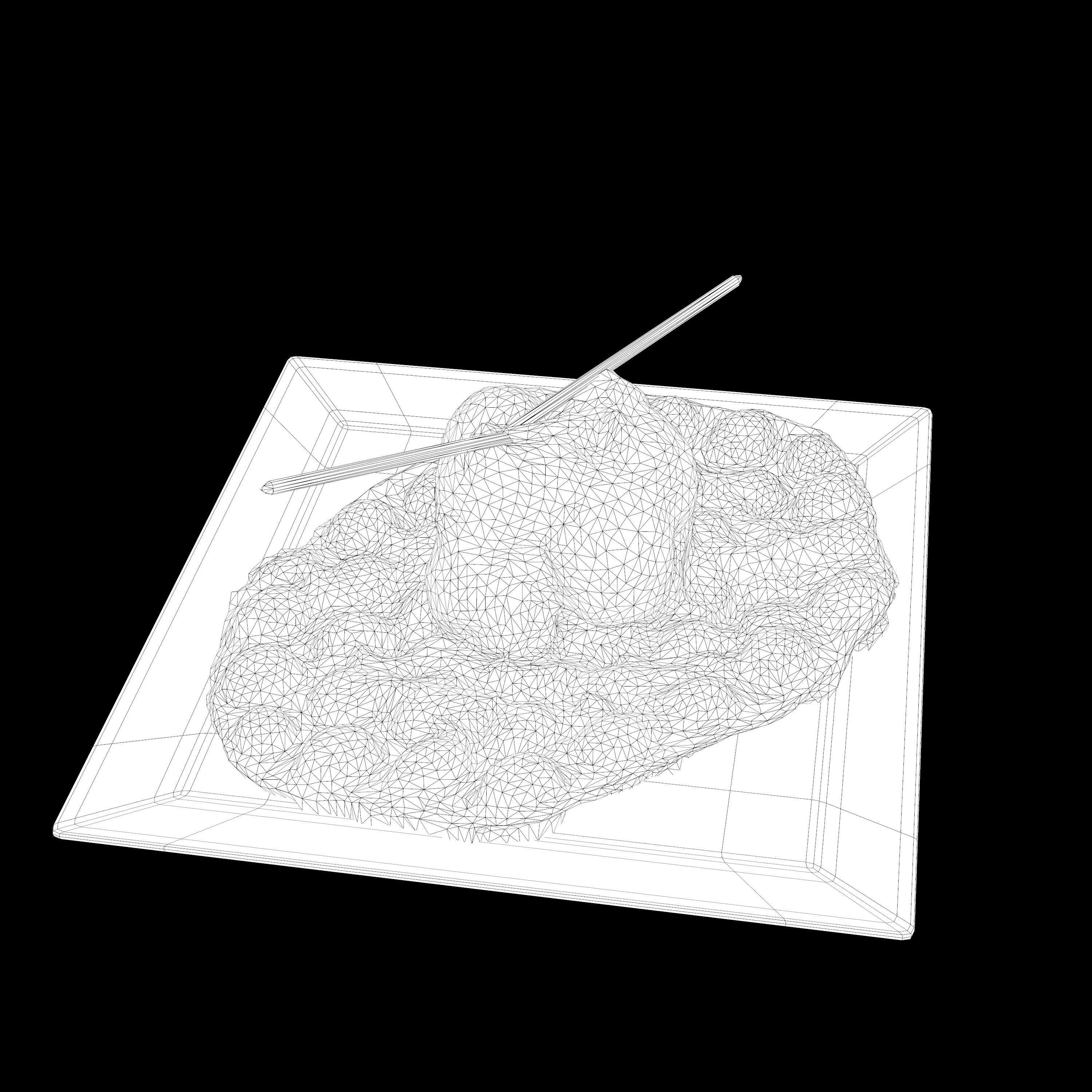 Perfect Matcha Low-poly 3D model_7