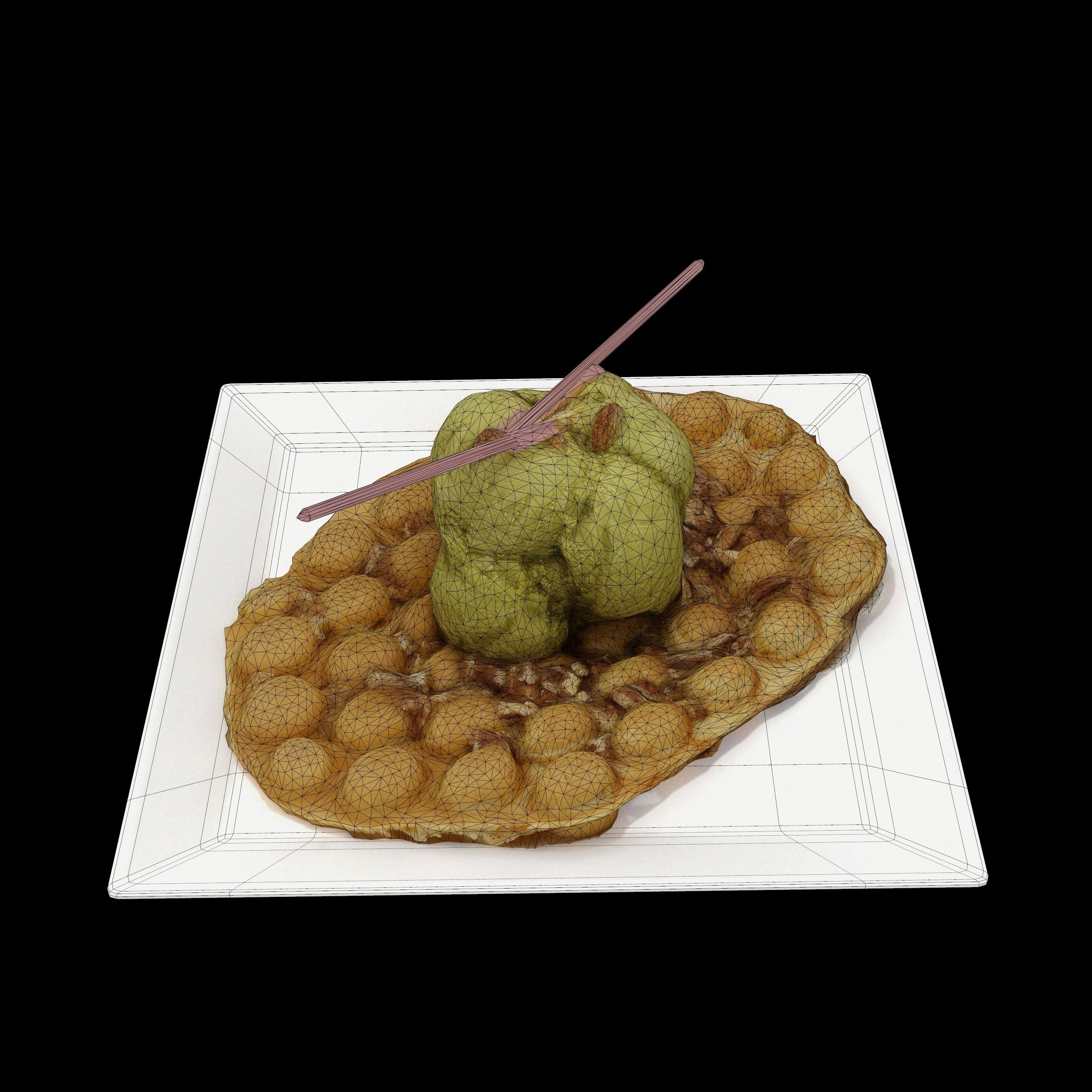 Perfect Matcha Low-poly 3D model_9