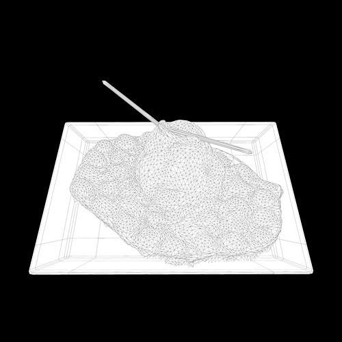 Perfect Matcha Low-poly 3D model 6