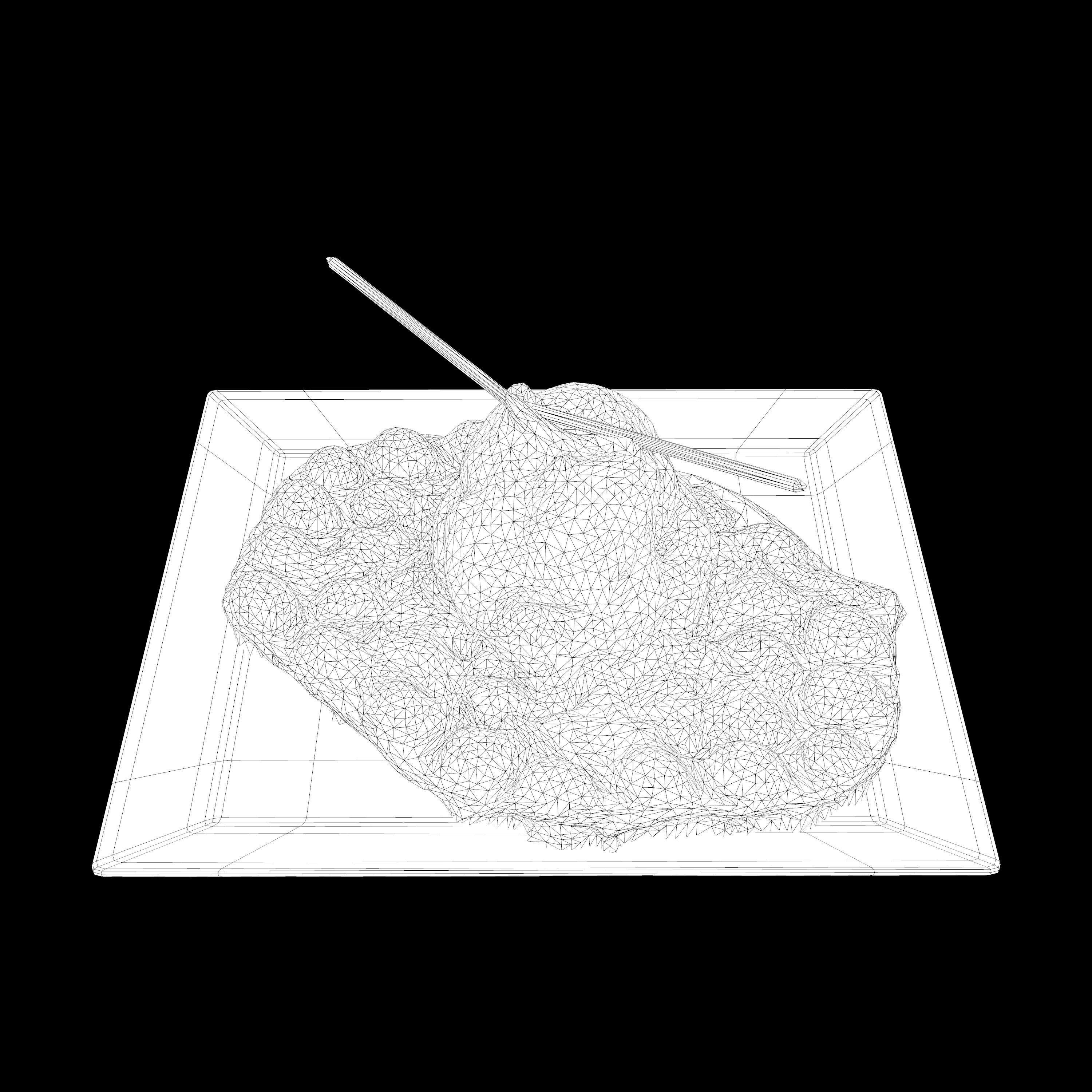 Perfect Matcha Low-poly 3D model_6