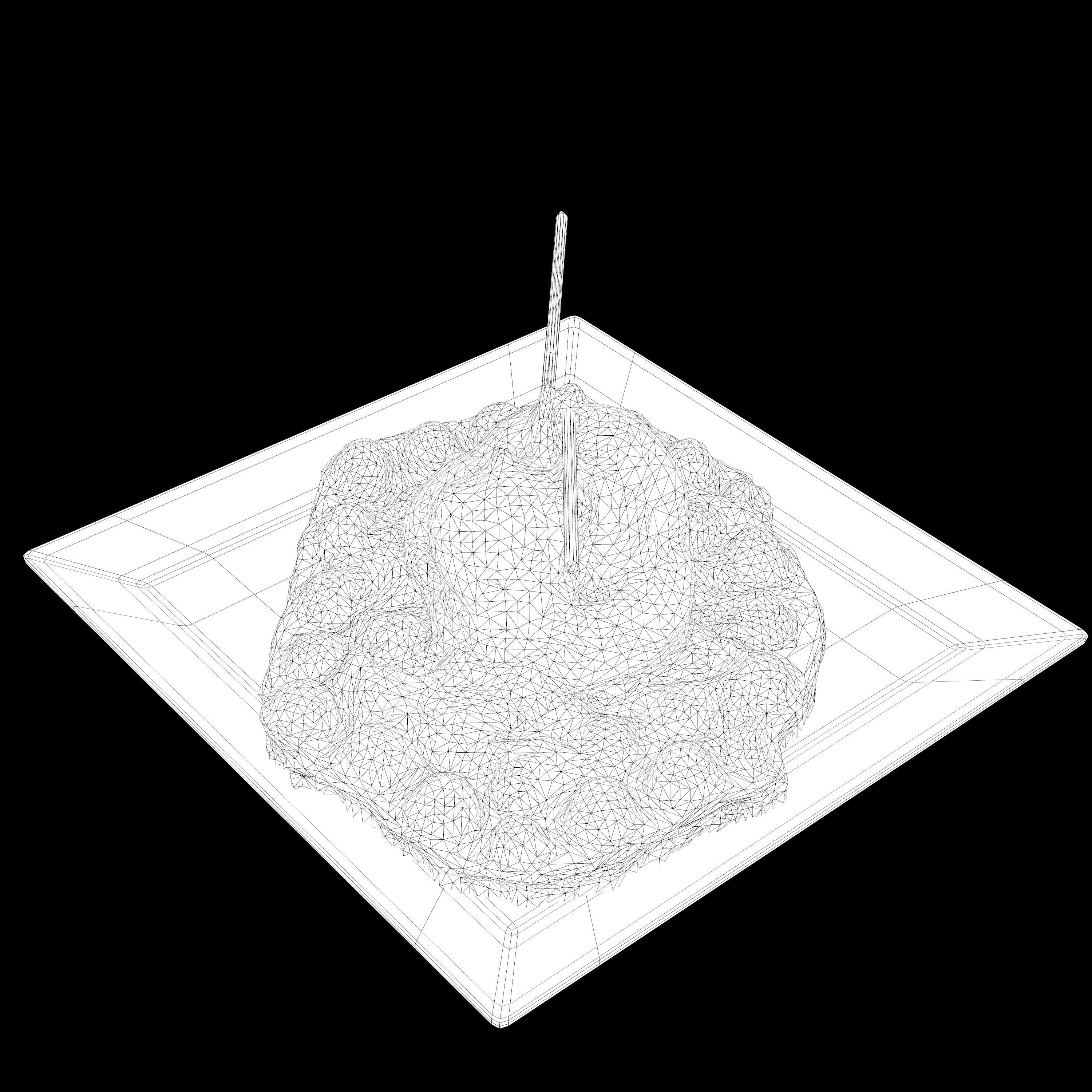 Perfect Matcha Low-poly 3D model_15