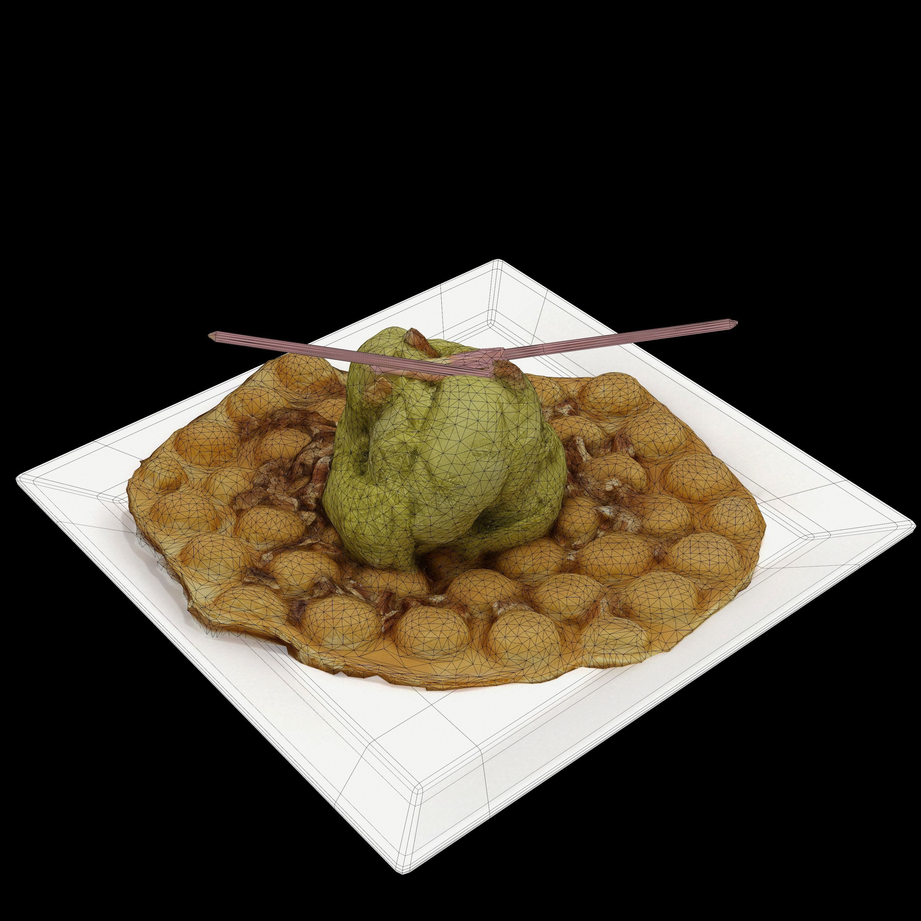 Perfect Matcha Low-poly 3D model_14