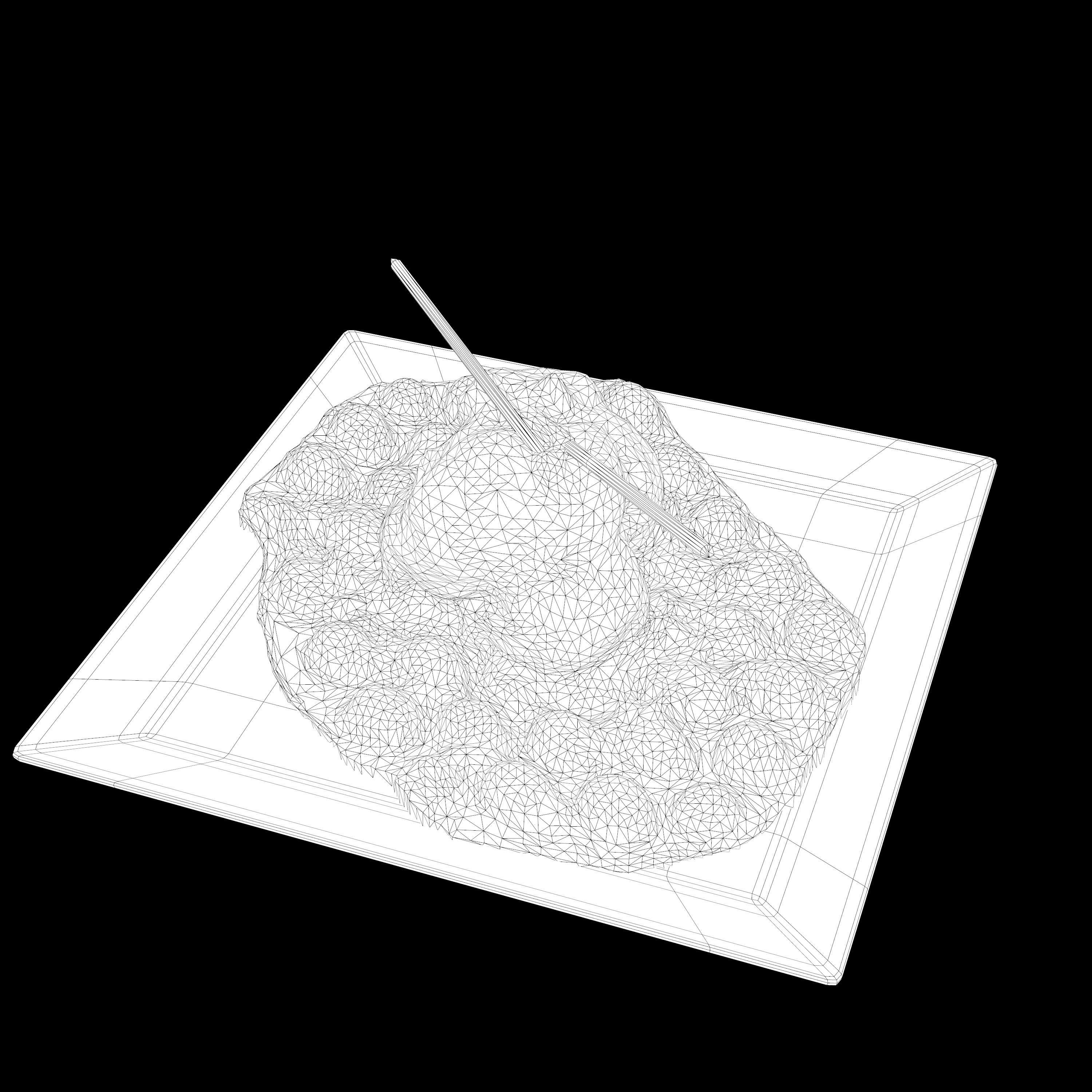 Perfect Matcha Low-poly 3D model_10