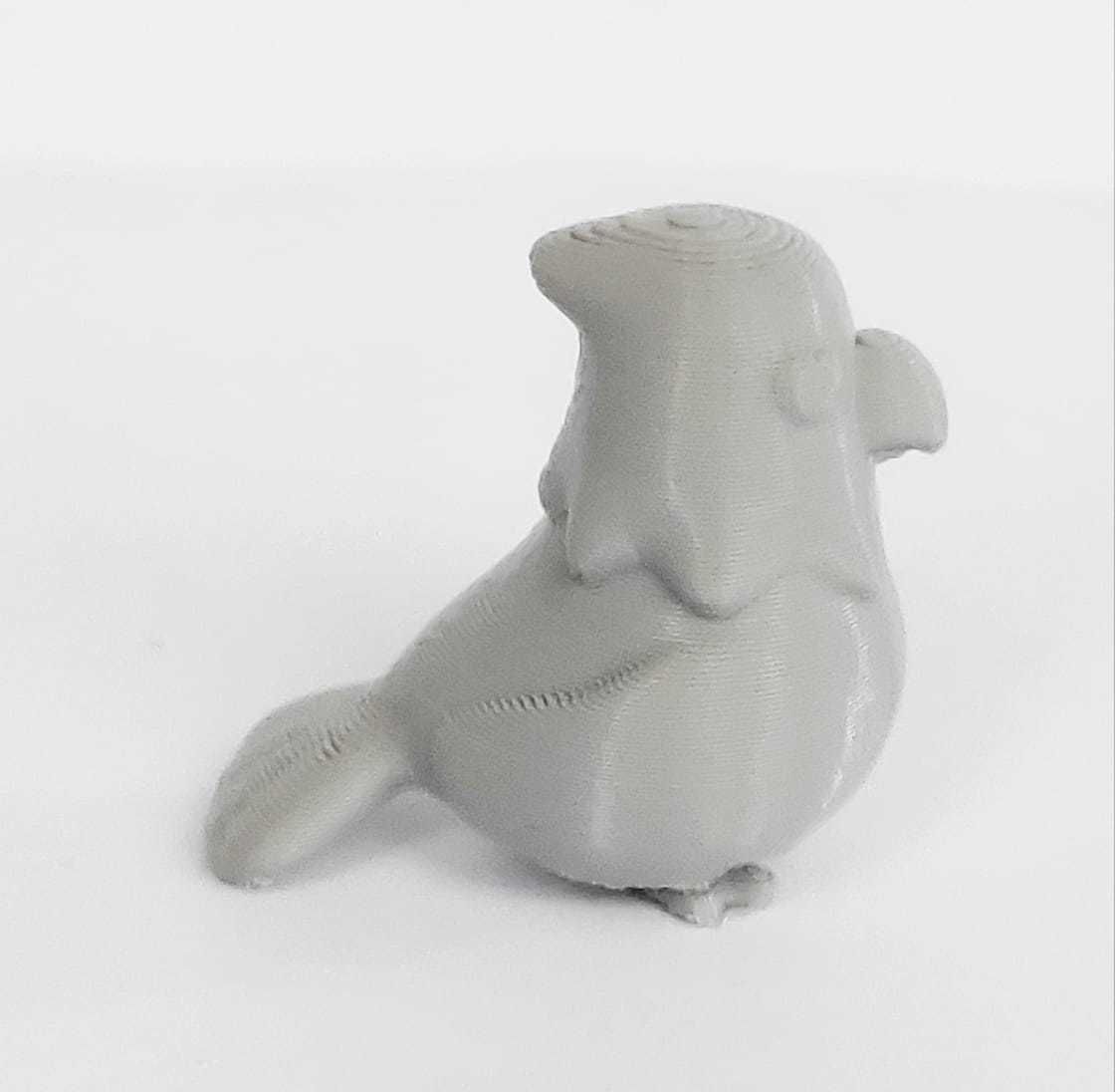 A cute Eagle to decorate and play 3D print model_9