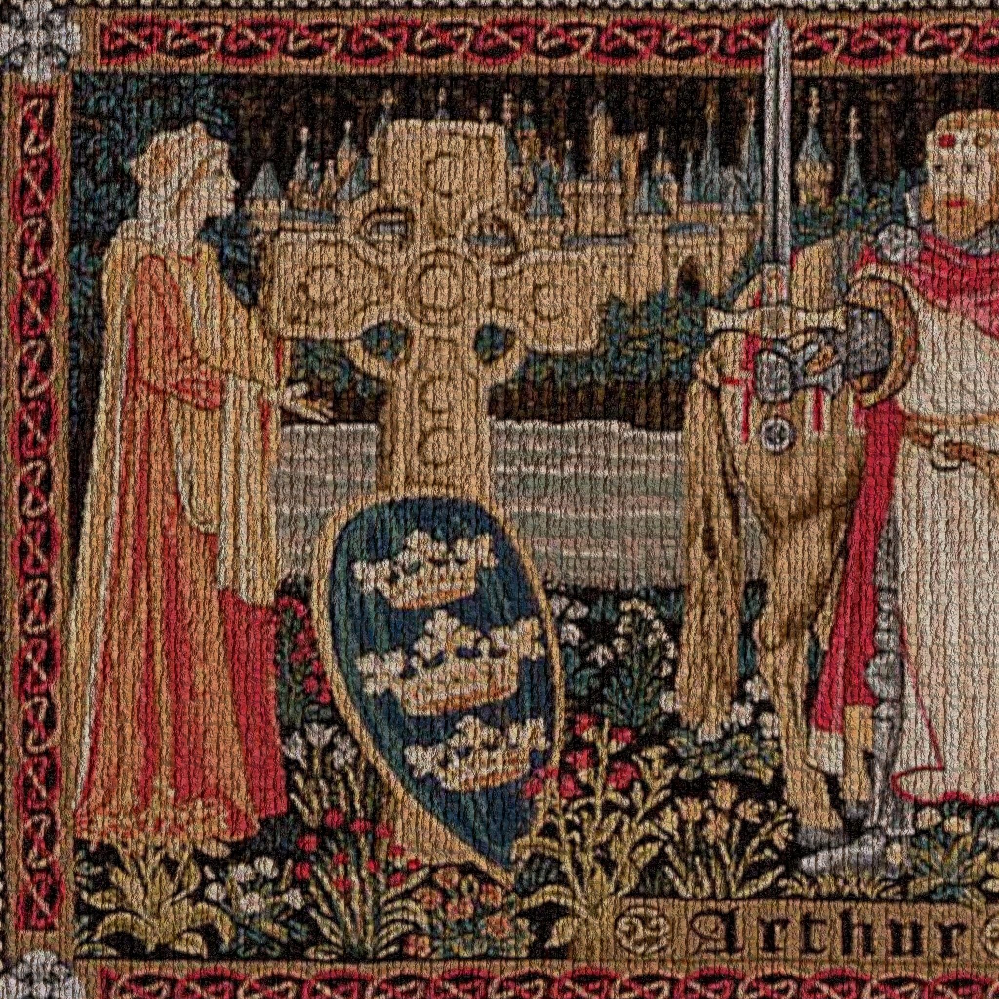 King Arthur Tapestry Low-poly 3D model_10