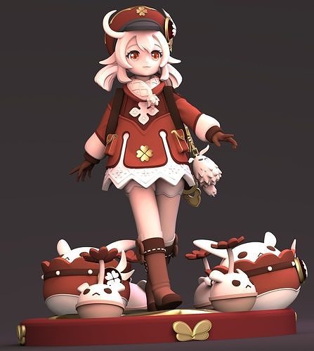 Klee - Genshin Impact 3D print model