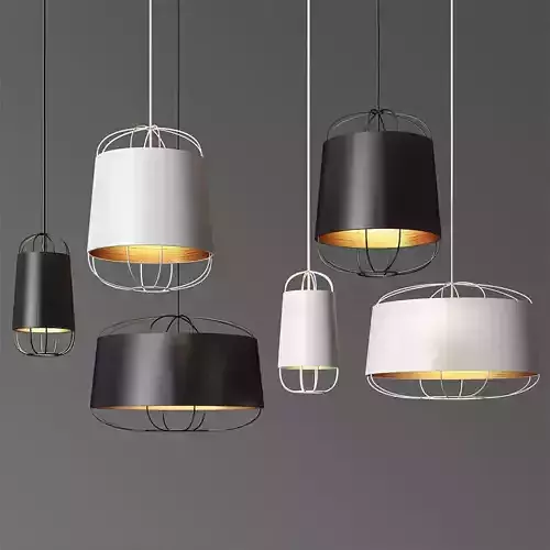 Lanterna Pendant Light Set Petitefriture 3D model