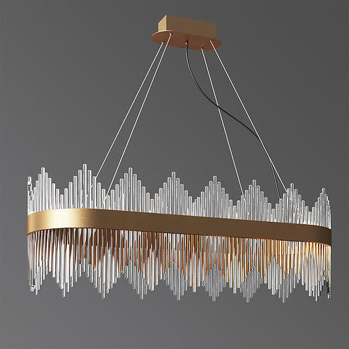 Oval Luminaire Chandelier 3D model