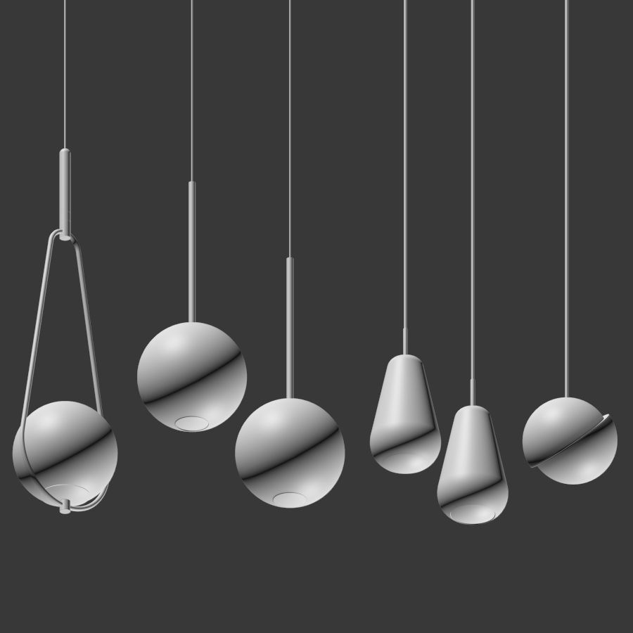 Pendant Light Collection 3D model_3