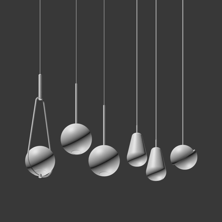 Pendant Light Collection 3D model_2