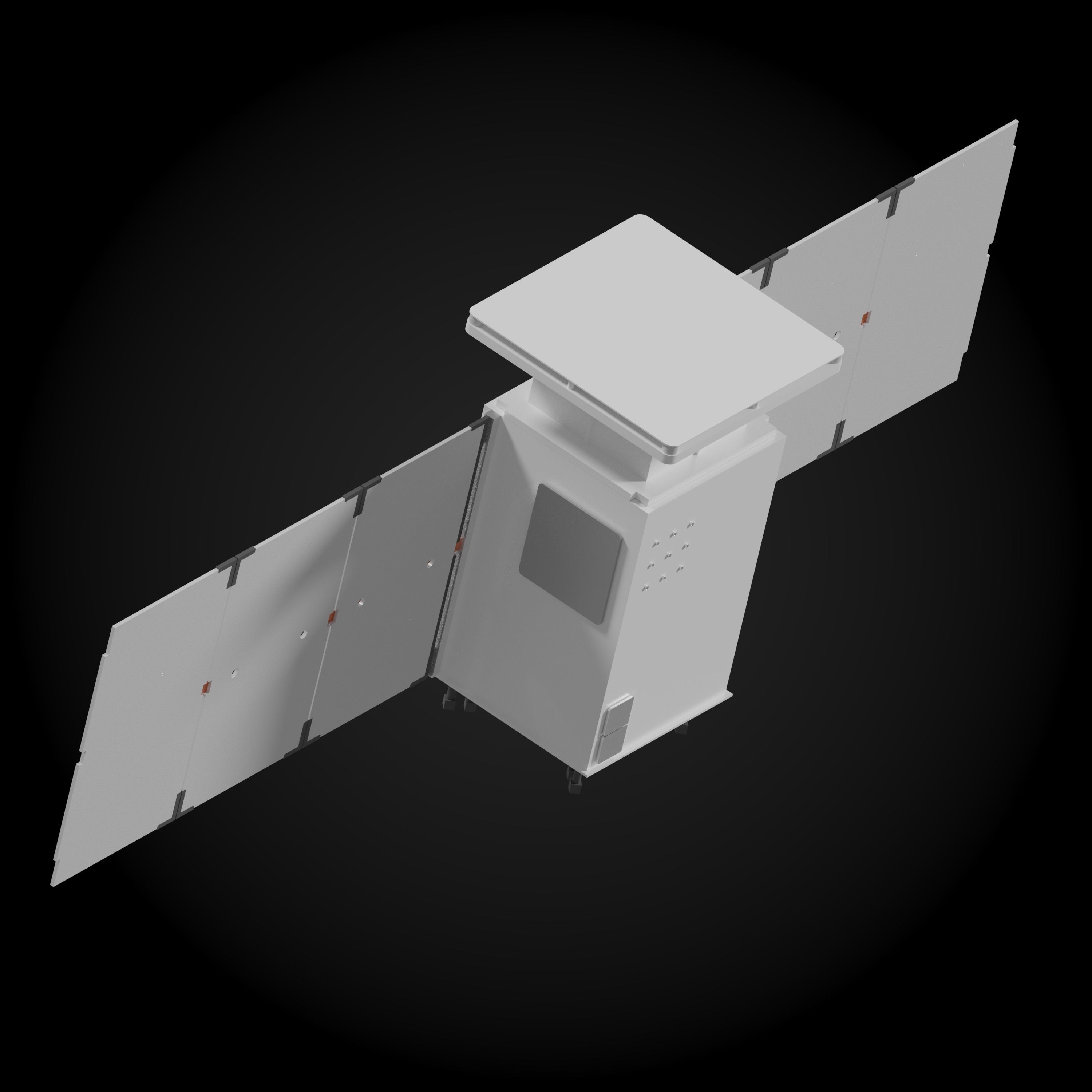 NASA CAPSTONE spacecraft 3D model_2