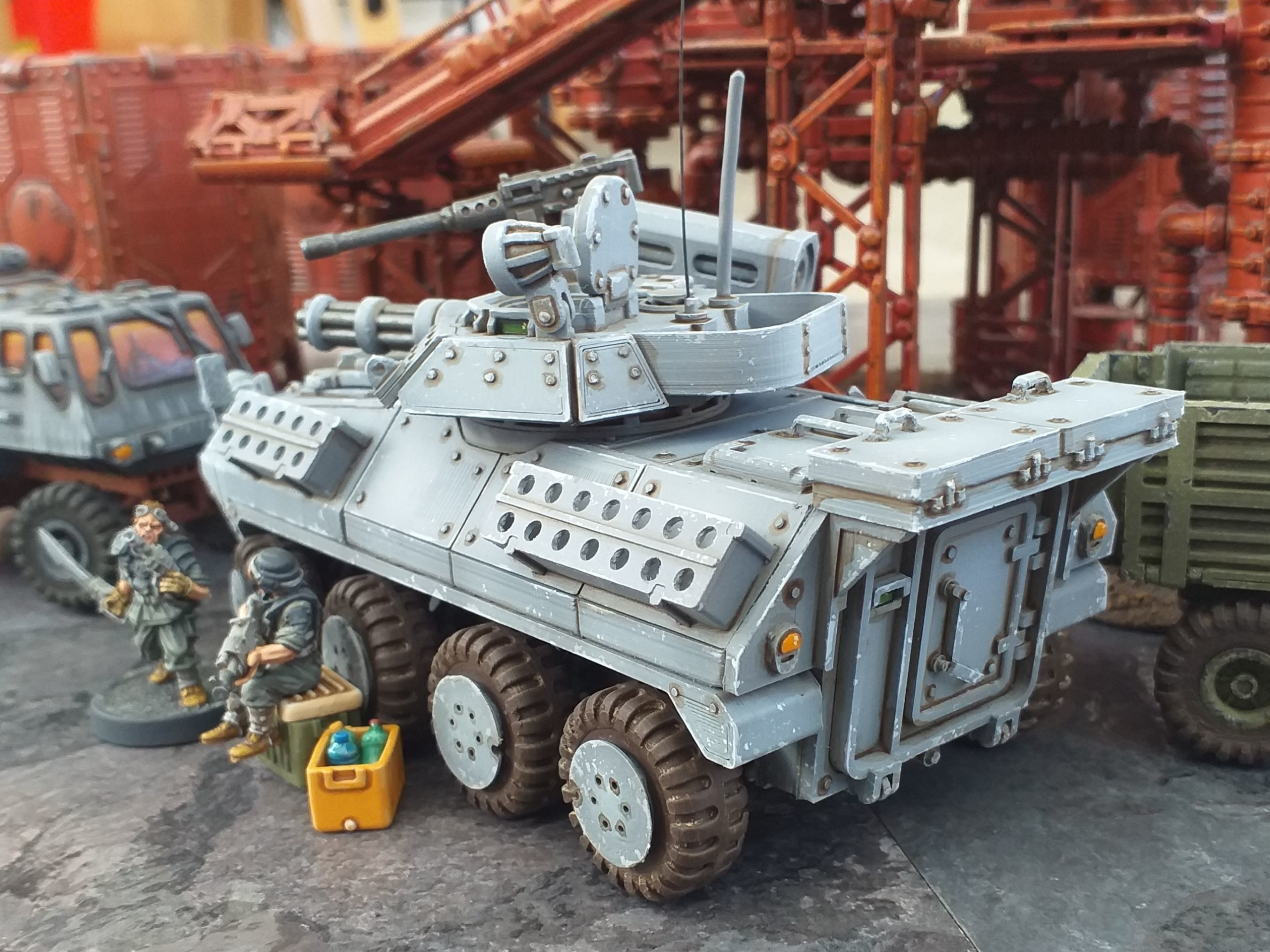 Light Armored Vehicle - 28mm Sci-Fi 3D print model_1