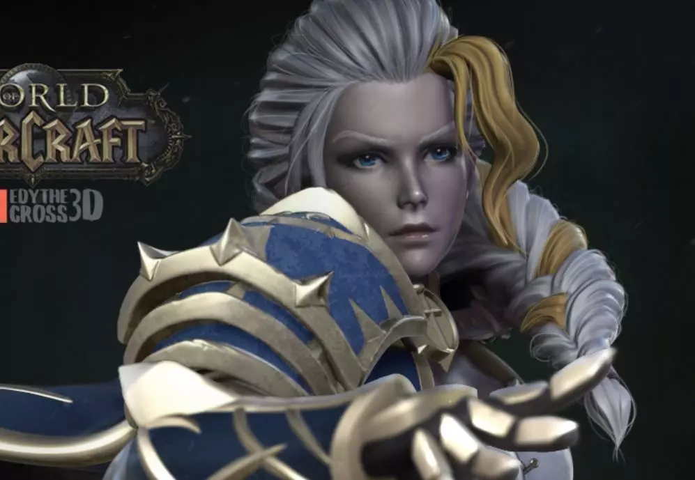 Jaina Proudmoore  - World of Warcraft 3D print model_0