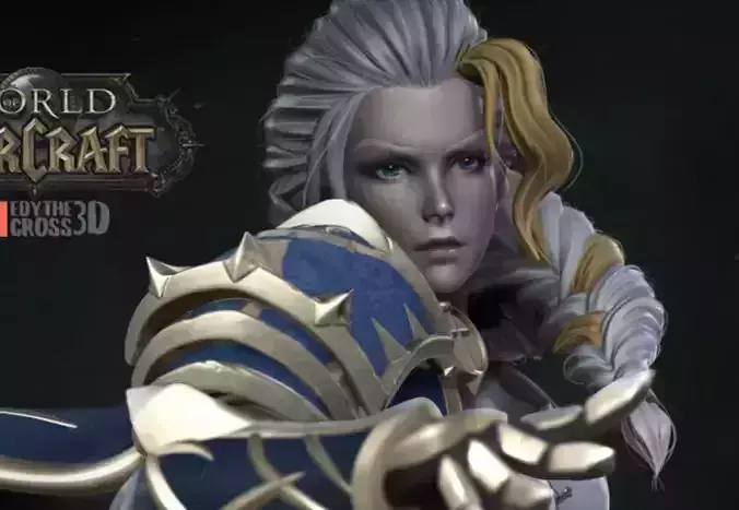 Jaina Proudmoore  - World of Warcraft 3D print model