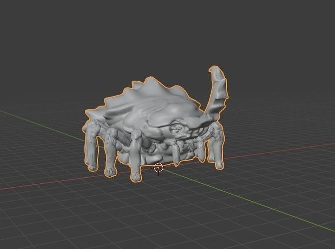 Scute Swarm leader bug Free 3D print model