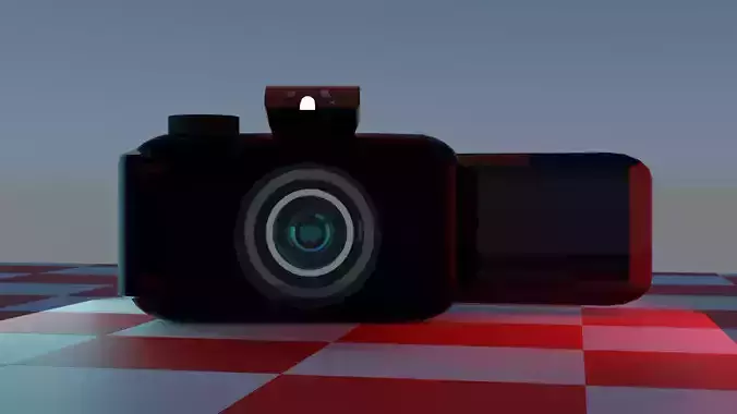 camera  dslr  Free 3D model