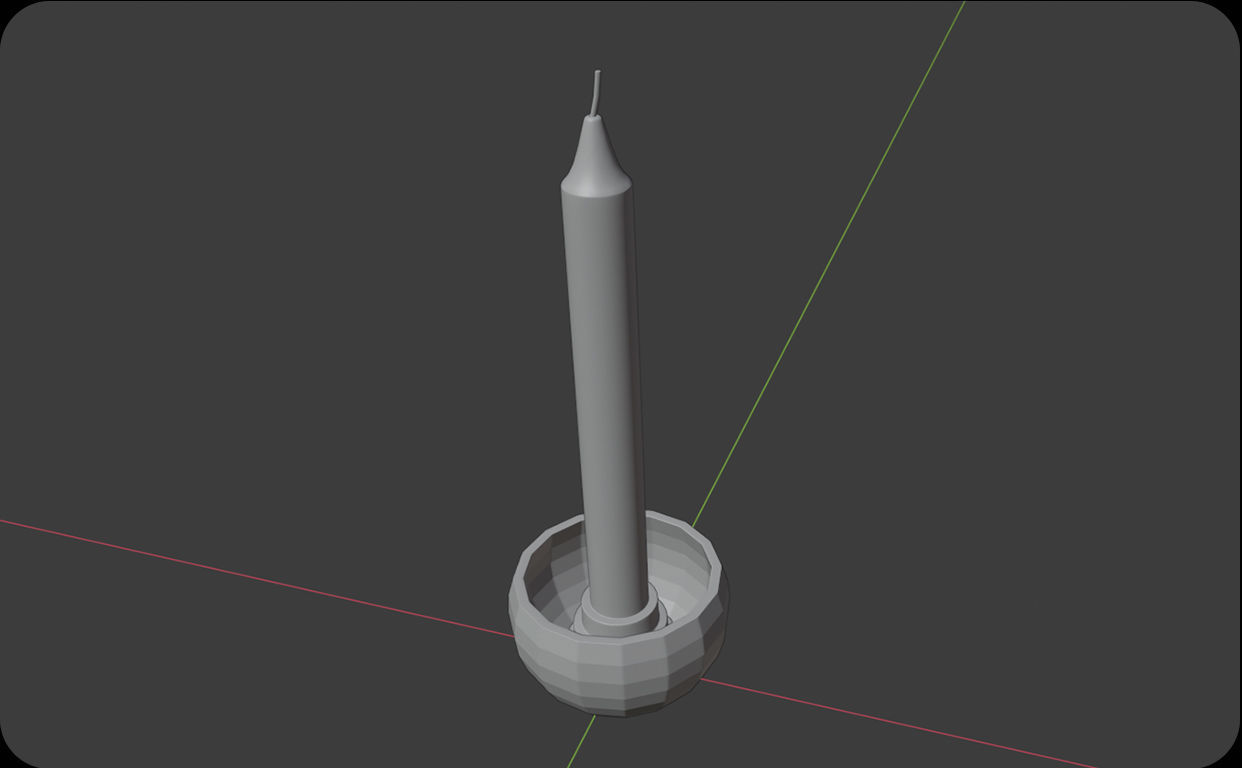 Candle Holder Design stl file for 3d printing 3D print model_9