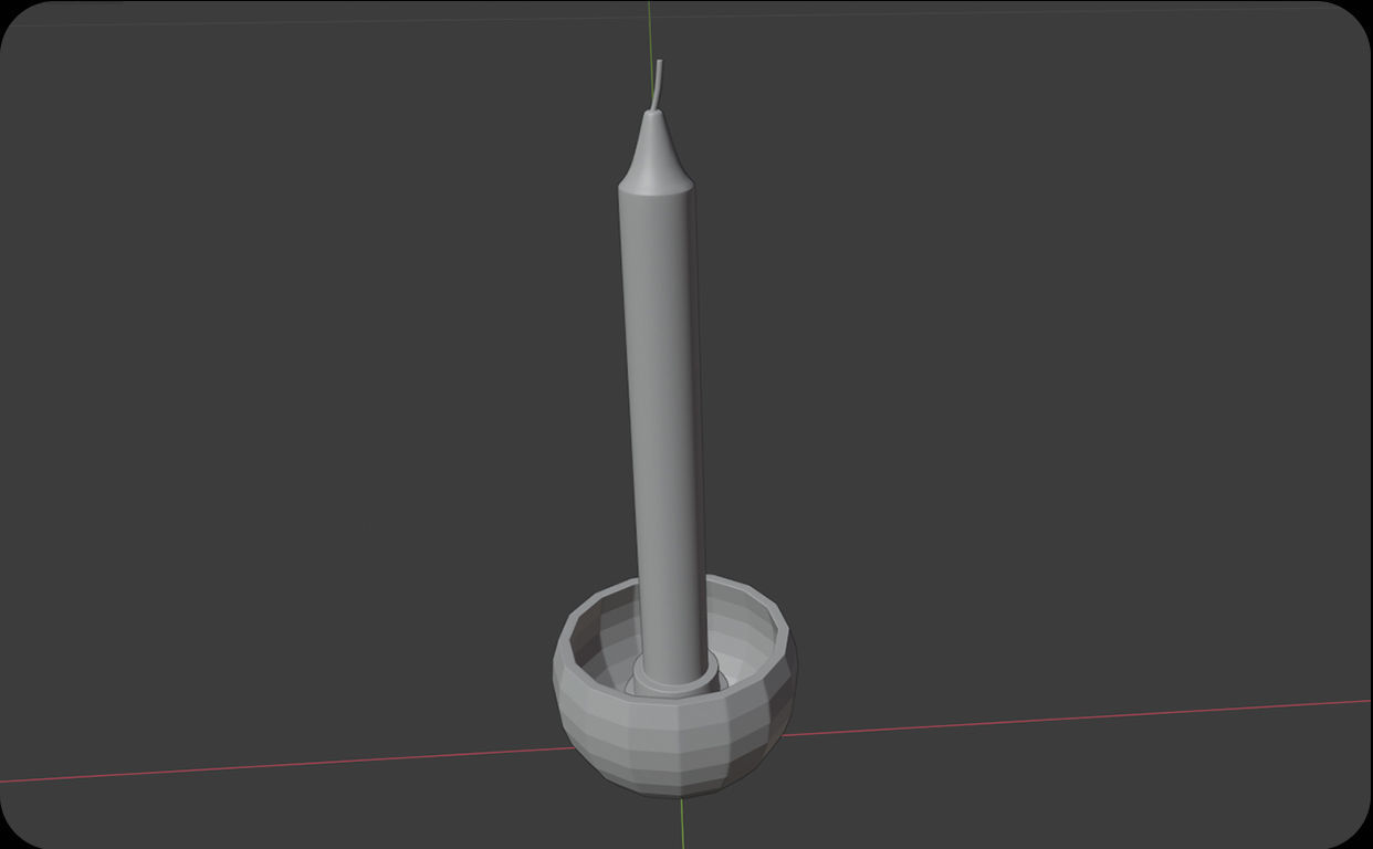Candle Holder Design stl file for 3d printing 3D print model_3