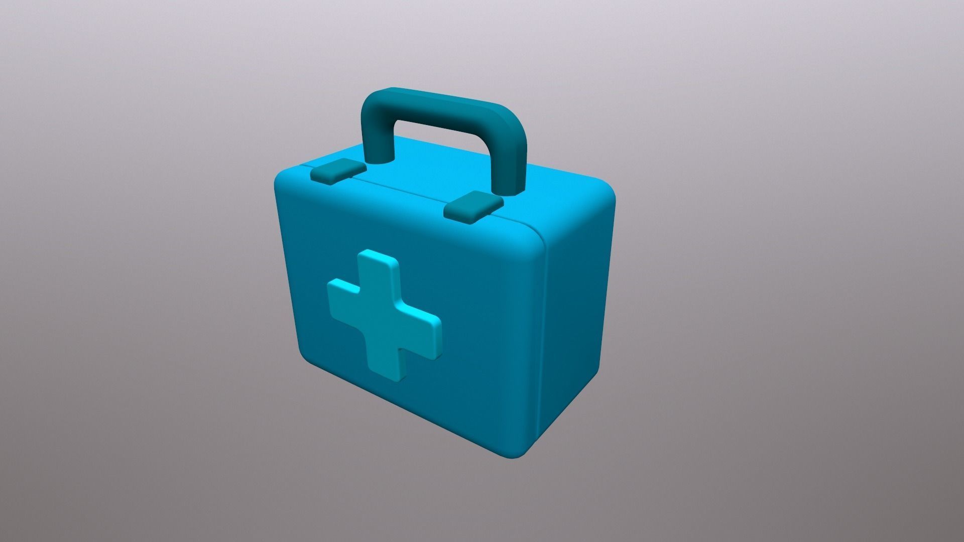 9 Hospital Icons 3D model_1