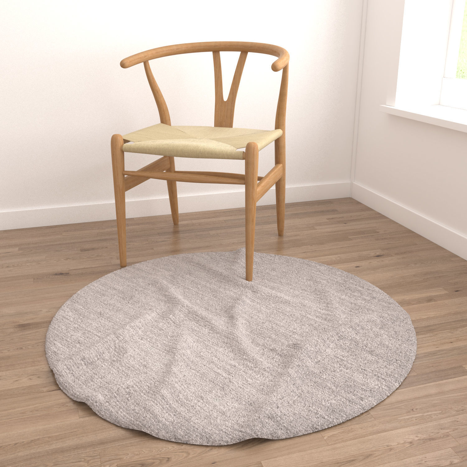Round Rug Set 172 3D model_3