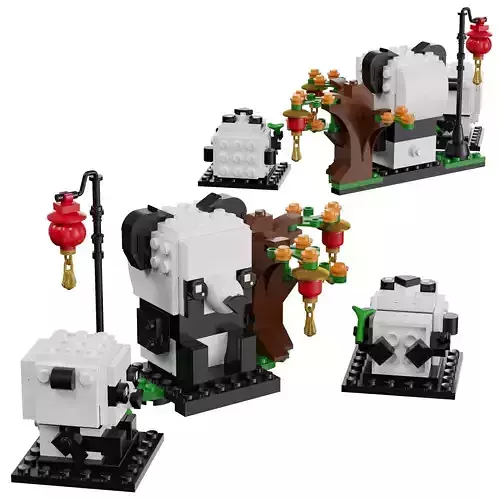 Lego Brickheadz - 40466 Chinese New year Pandas