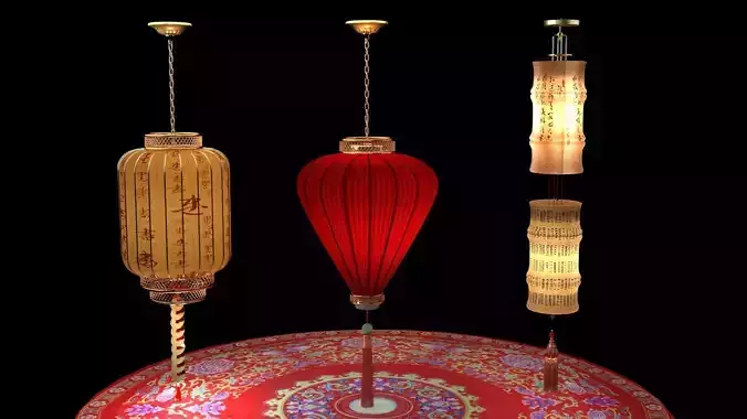 Chinese red lantern