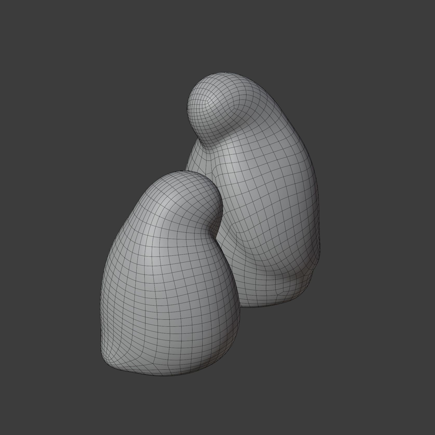 Resting Bird Figures 3D model_9