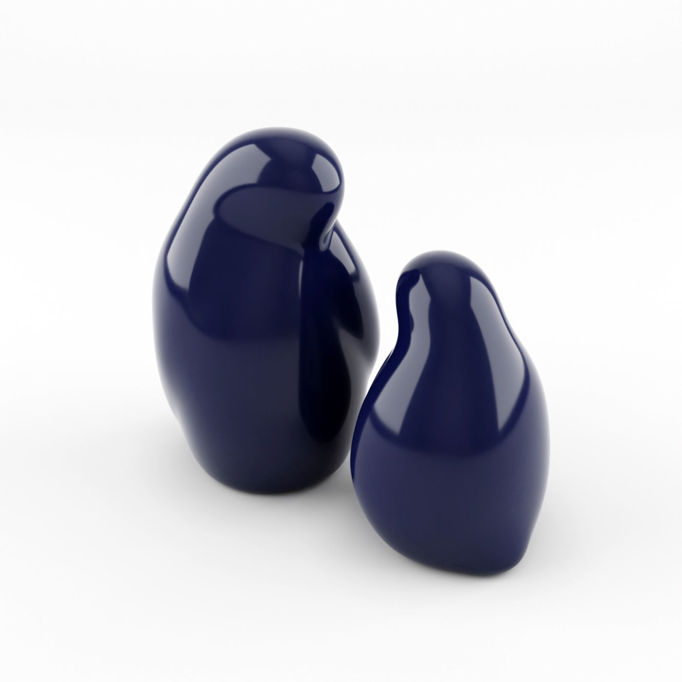 Resting Bird Figures 3D model_3