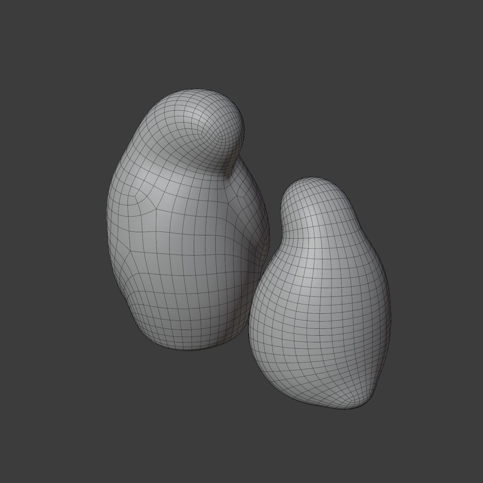 Resting Bird Figures 3D model_11