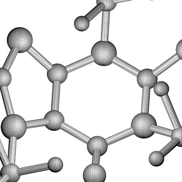 Organic Chemistry - Caffeine 3D print model_3