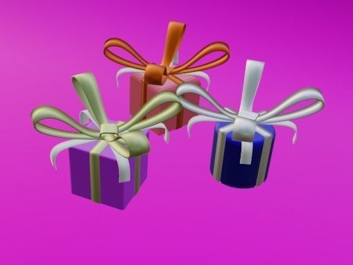 Gift wrap  3D model_5