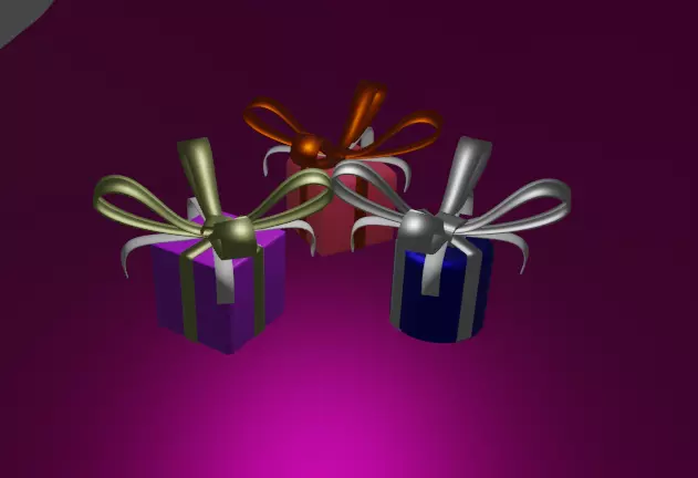 Gift wrap  3D model_0