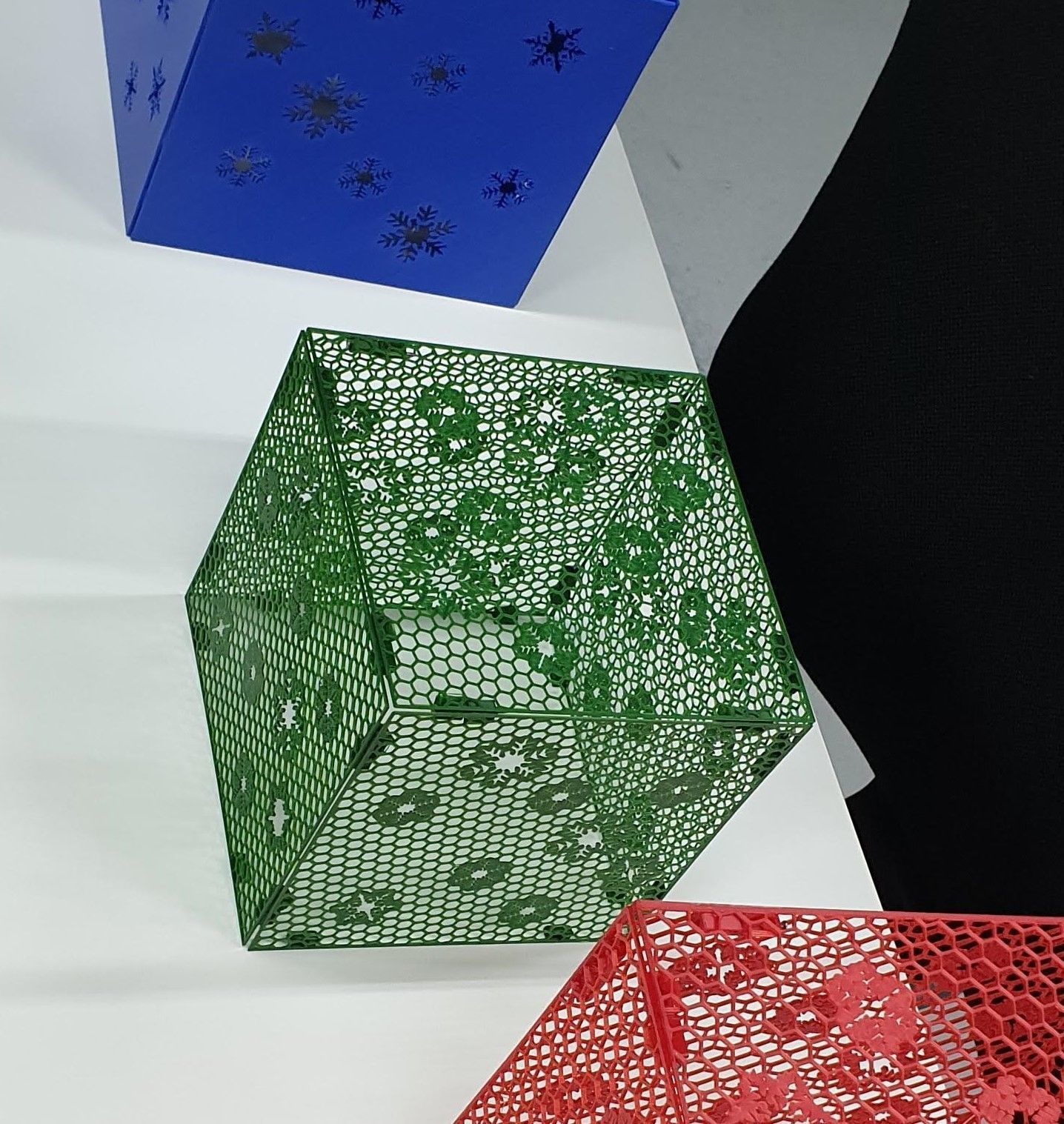 Snowflake Box 3D print model_4