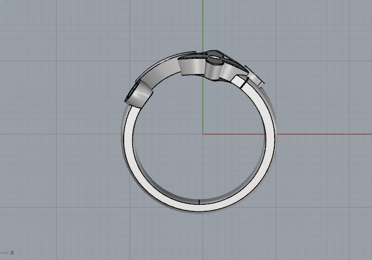 Ring and Earrings 141 3D print model_8
