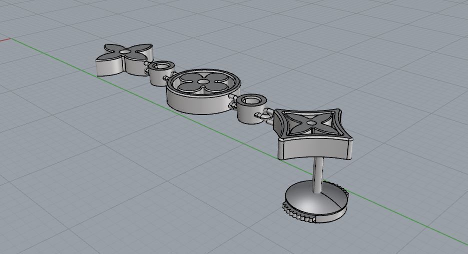 Ring and Earrings 141 3D print model_13
