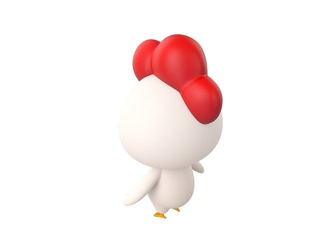 Character063 Chicken 3D model 7