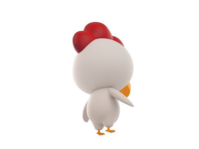 Character063 Chicken 3D model 5