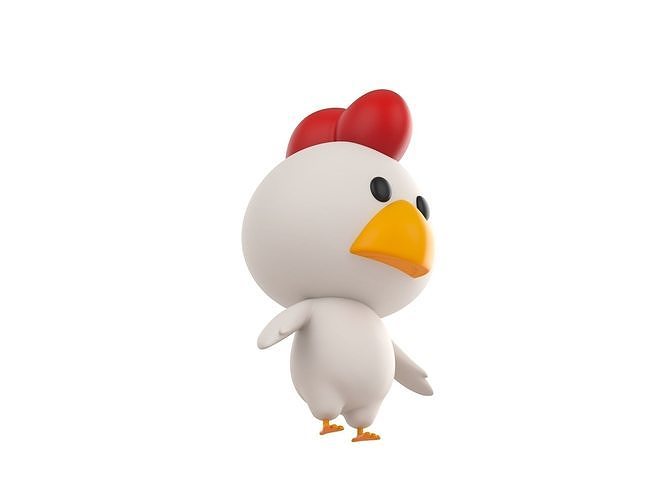 Character063 Chicken 3D model 3