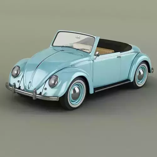 Volkswagen Beetle Hebmuller Cabriolet 3D model