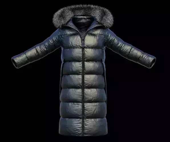 Female Jacket Free 3D model