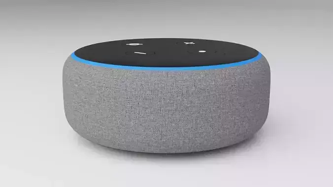 Amazon Echo Dot 3rd - Alexa - PBR - High Quality