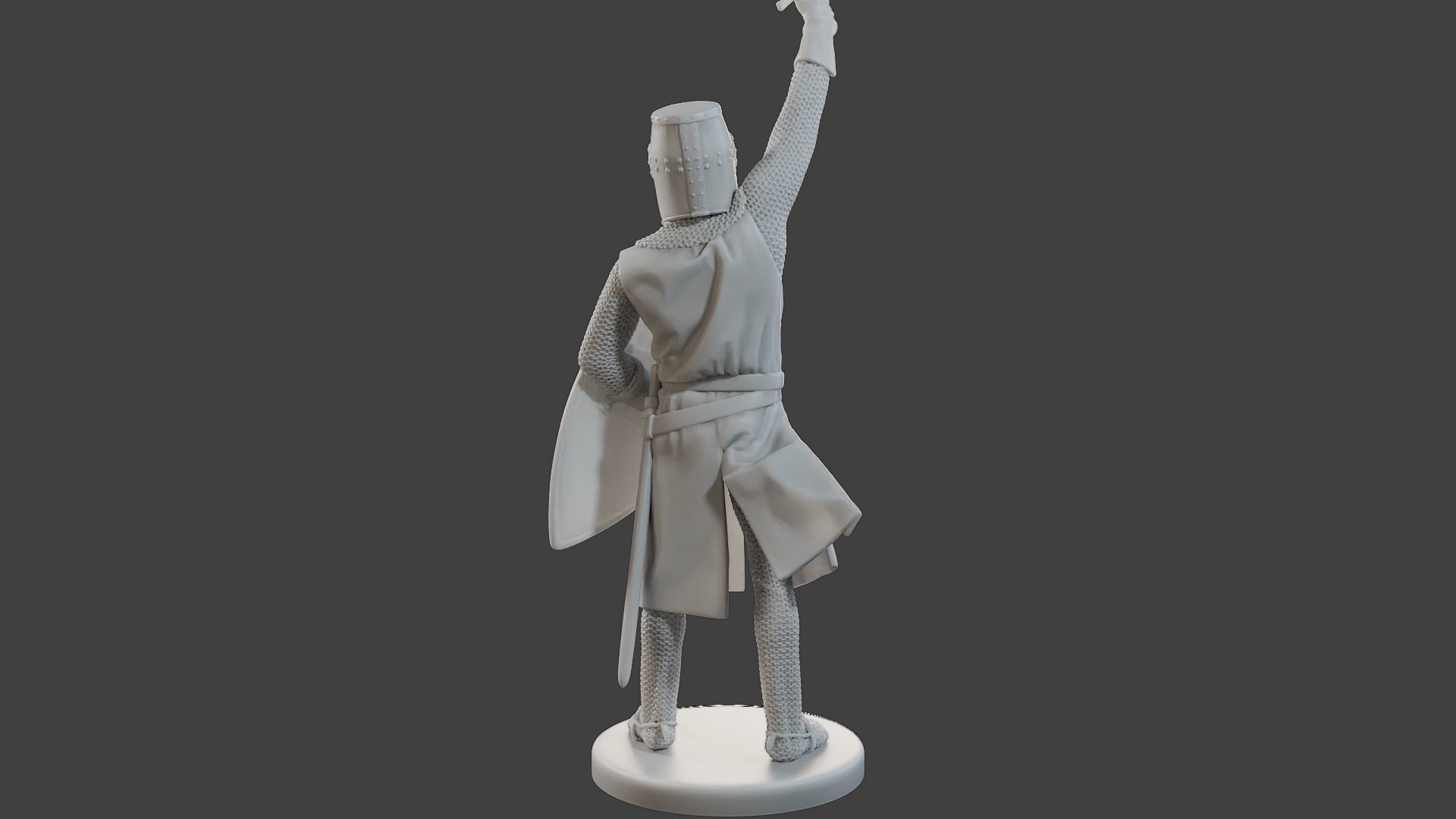 Knight Templar Victory T1 3D print model_6